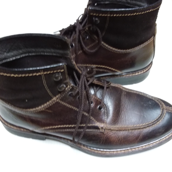 Men's Johnston and Murphy leather shoes (brown)size 81/2 M - Picture 5 of 5